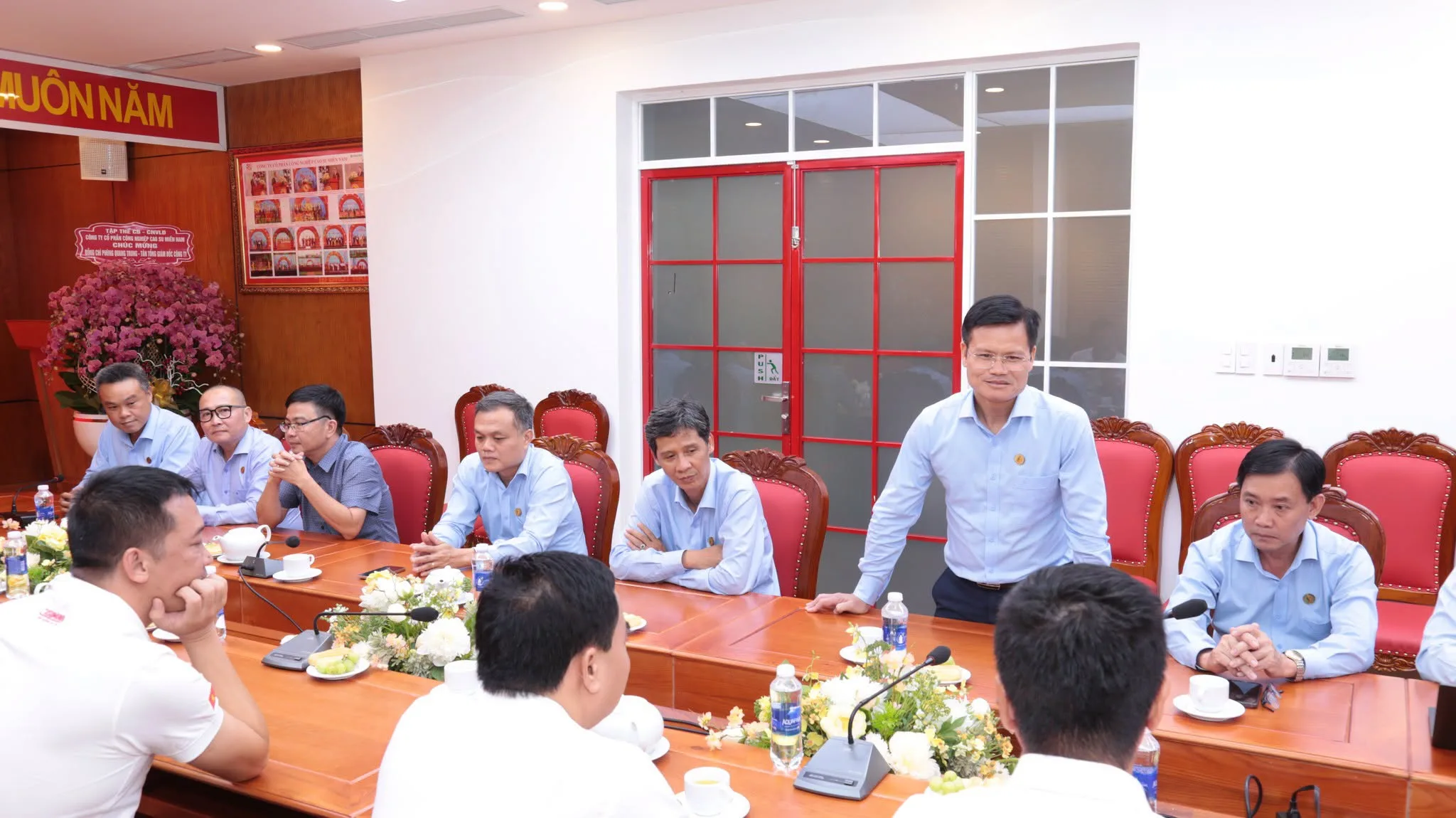 Tân Tổng Giám đốc CASUMINA Phùng Quang Trung phát biểu đáp từ